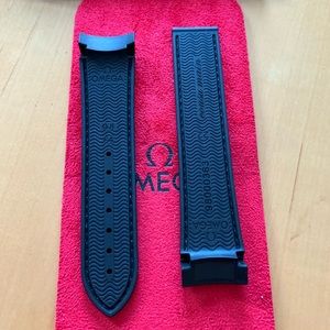 Omega rubber strap